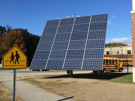 An AllEarth Solar Tracker is now producing power for the Middle School of the Kennebunks in Kennebunk, Maine and enhancing the students' curriculum.